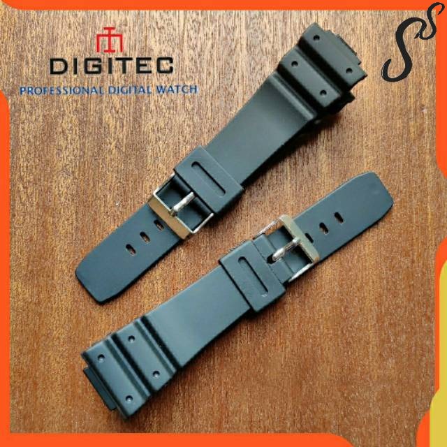 TALI JAM TANGAN DIGITEC DG-3090T DG3090-T DG3090T DG 3090 T RUBBER STRAP TALI JAM DIGITEC 3090T