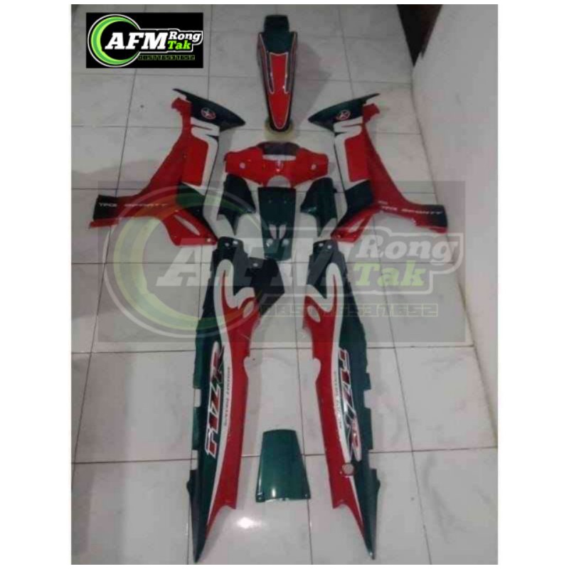 paket bodi set body set fiz r FIZ R warna hitam merah