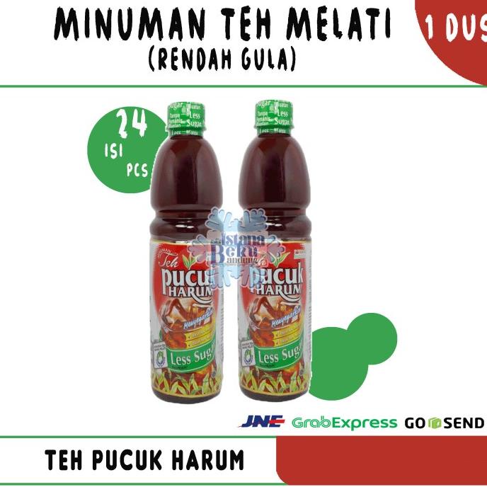 

[ COD ] Teh Pucuk Harum Melati Less Sugar 350ml (1 Dus = 24 Pcs) TERUJI Kode 659