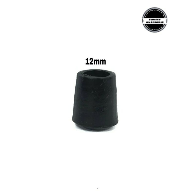 Kaki Karet Pipa untuk Alas Kursi dan Meja 12mm