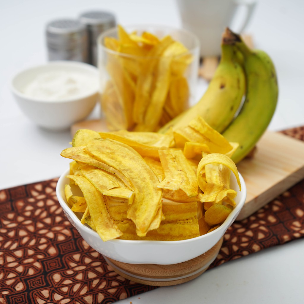 

Keripik Pisang Asin Gurih 250gram