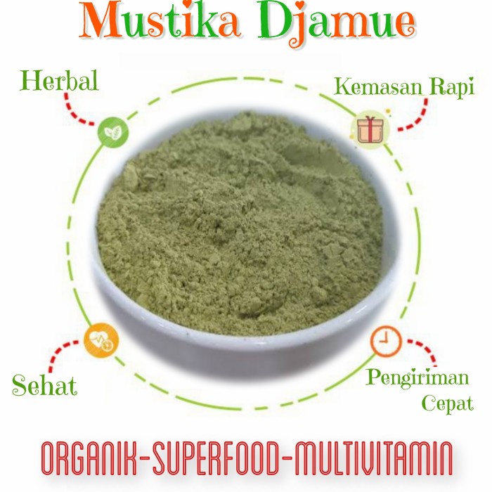 

Bubuk Daun Green Tea Mixed Bunga Melati 1Kg / Teh Hijau / Organik