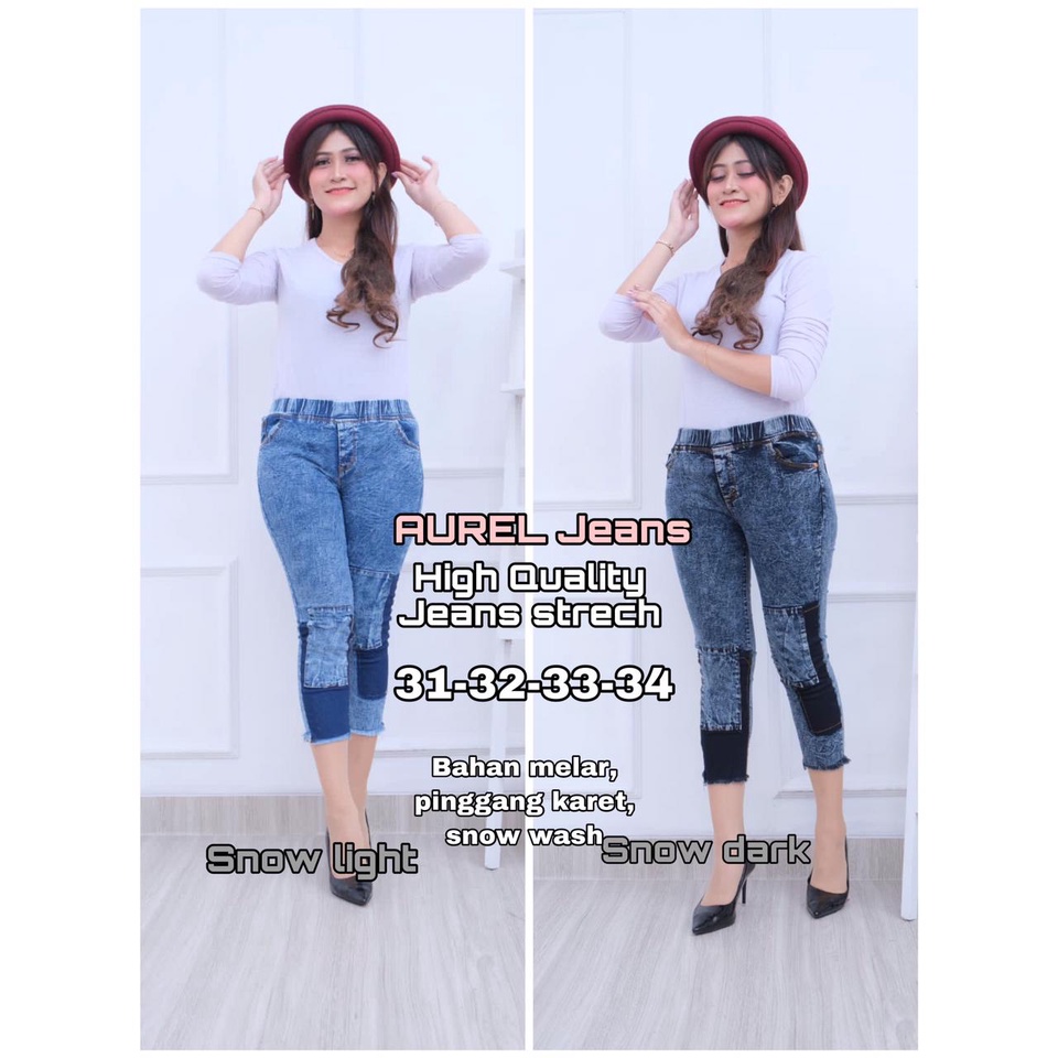 SUPER KECE AUREL JEGGING 7/9 MATT JEANS STRETCH