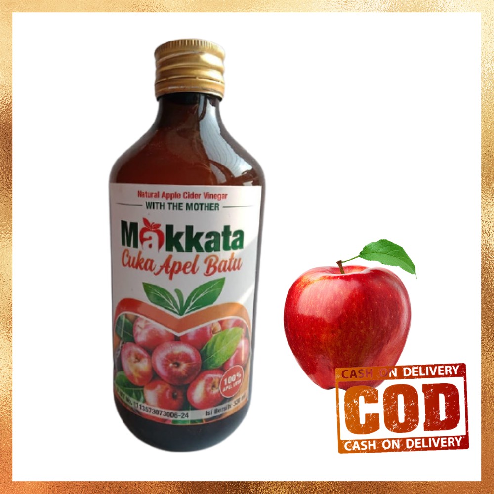 

Cuka Apel Batu Malang Makkata Natural Apple Cider Vinegar