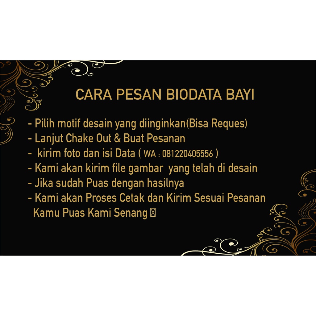 CETAK BIODATA BAYI UKURAN BESAR 17R/12Rs (48x32)cm-1