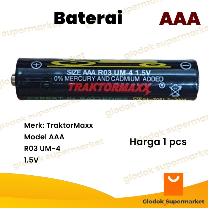 Baterai AAA Traktor Batu Batre A3 Battery