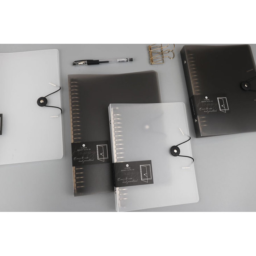 

Binder B5 26 Lubang Cover Transparan Kancing