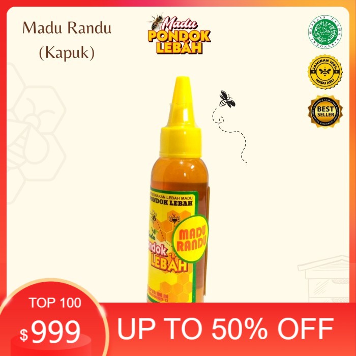 

MADU MURNI ASLI RANDU BERKUALITAS PREMIUM HONEY 100 ML - PONDOK LEBAH