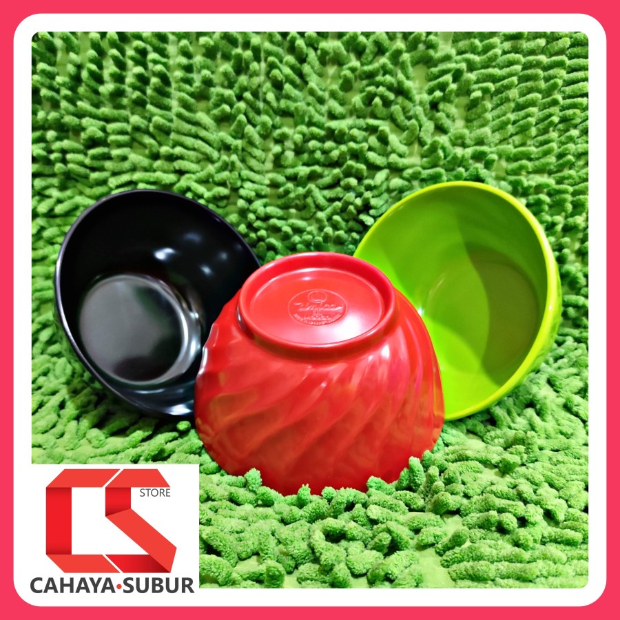 Mangkok Motif Ulir Melamin 15cm UNICA M9060 Mangkok Jepang Melamine