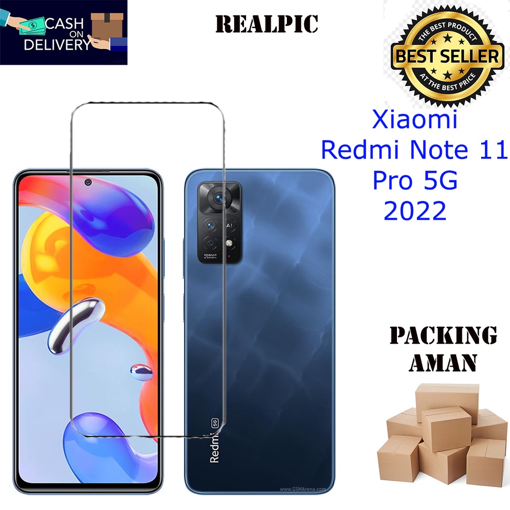 Tempered Glass Xiaomi Redmi Note 11 Pro 5G 2022 Screen Protector Anti Gores