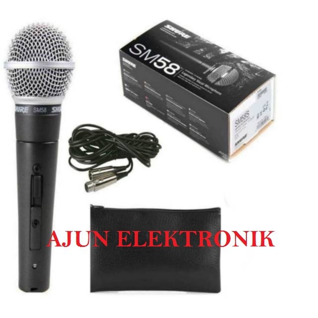 MIC SHURE SM58/SM 58 MICROPHONE KABEL