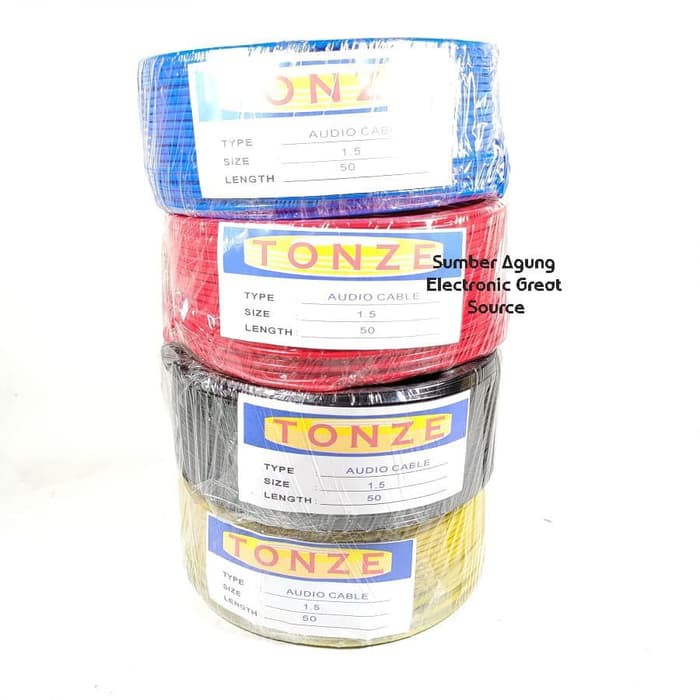 Tonze Kabel NYA 1.5 Kabel Listrik Model Kawat Engkel Tunggal Aluminium