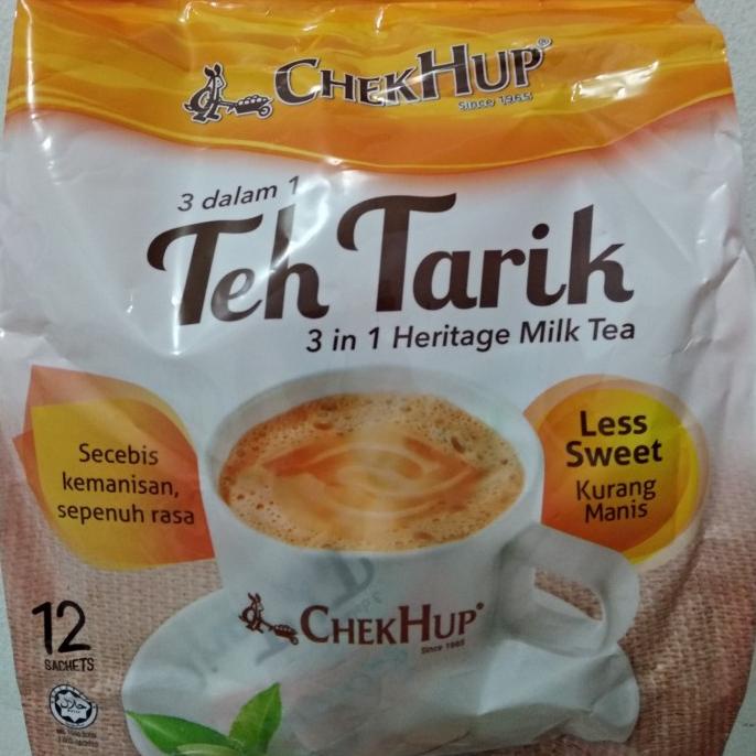 

[ COD ] chekhup teh tarik / less sweet/kurang manis BERMUTU Kode 467