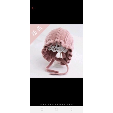 Kupluk Anak Bonnet Model Ruffle fashion Baby Hat / Kupluk Anak Lucu / Kupluk Kepang-Dusty