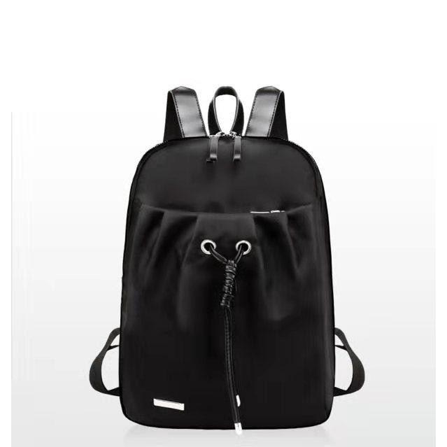 BQ 2422 RISCE TAS RANSEL BLACK IMPORT WANITA CEWEK PEREMPUAN JAKARTA BATAM