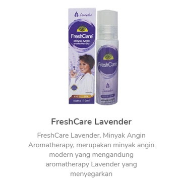 Fresh Care Minyak Angin Aromatheraphy Roll On 10ml