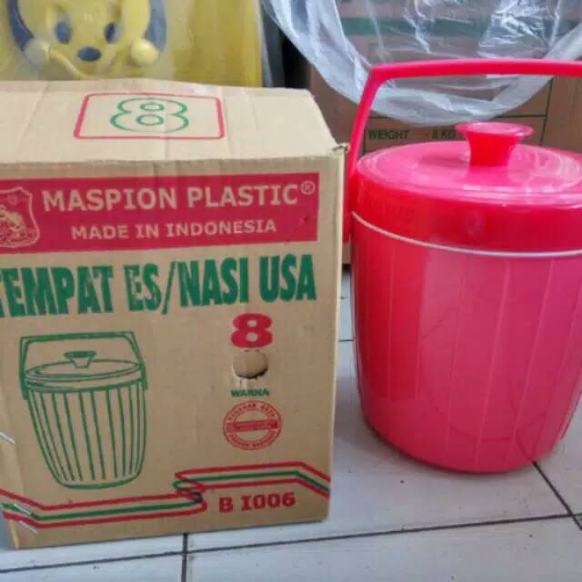 Ice-rice bucket/teremos nasi dan es ukuran 8  maspion