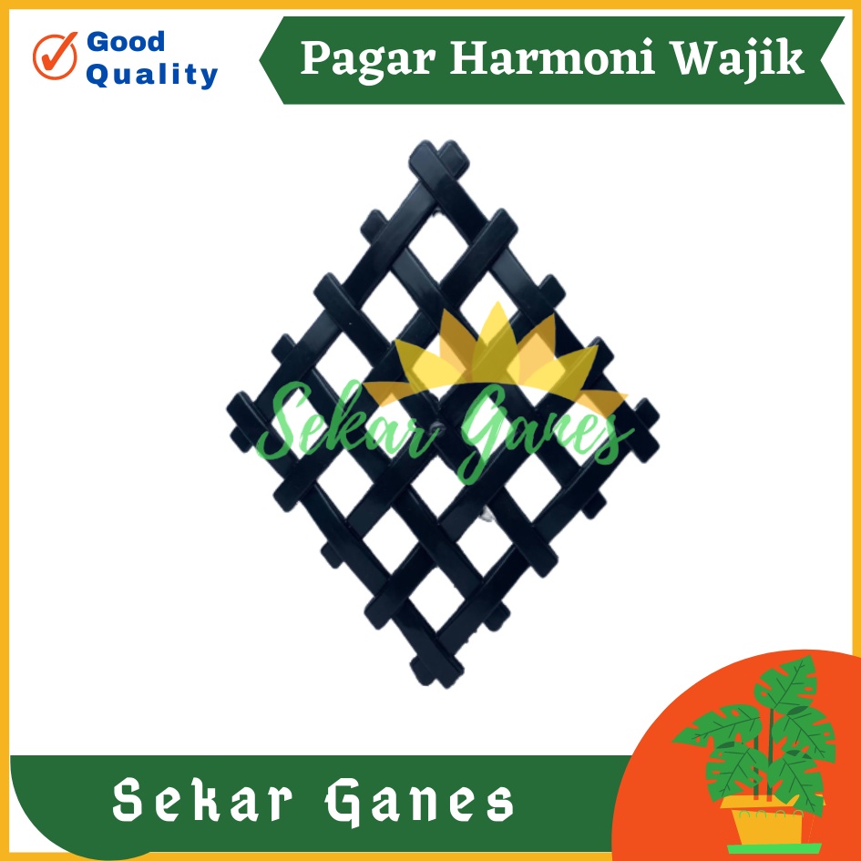 Pagar Wajik Harmoni Putih Ornamen Bunga Vas Wajik Pagar, Jaring, Rambatan Plastik Ukuran Kecil Sedang Besar untuk Bunga Hias Artificial Hiasan Ruang Tamu Dinding Home Grosir Murah Wajik Putih / Breket/ Tatakan/ Pagar Plastik/ Bunga Plastik/ Rumput Plastik