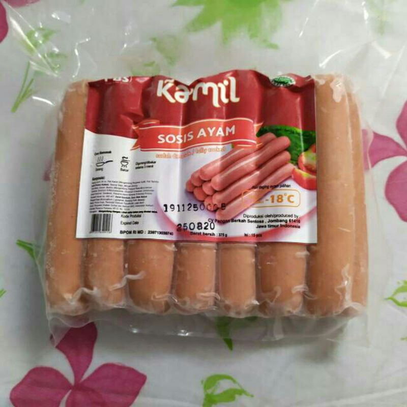 

kamil sosis375gr isi 15bj