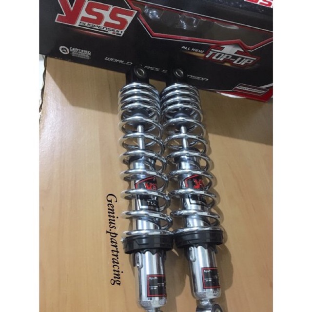 SHOCKBREAKER YSS TOP UP 360MM CHROME - TIGER - RX KING - SHOGUN 125 YSS ORIGINAL