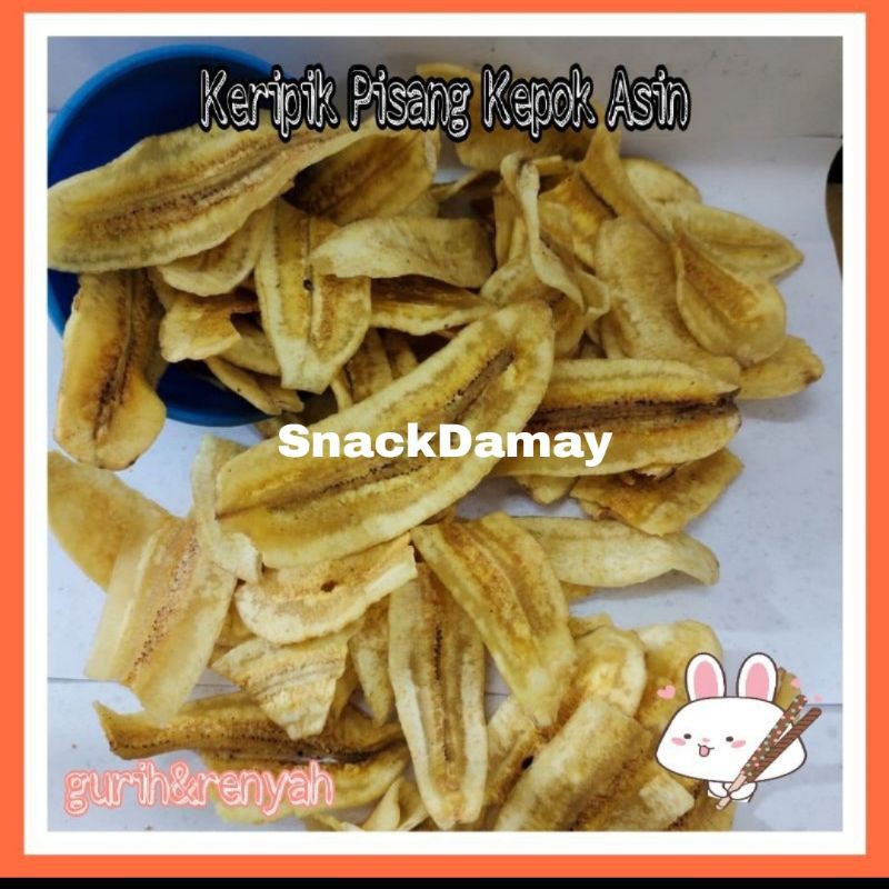 

Keripik Pisang Kepok Rasa Asin 250gr