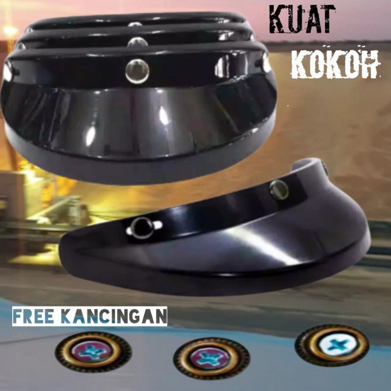 Ped helm retro/topi helm BOGO unifersal murah