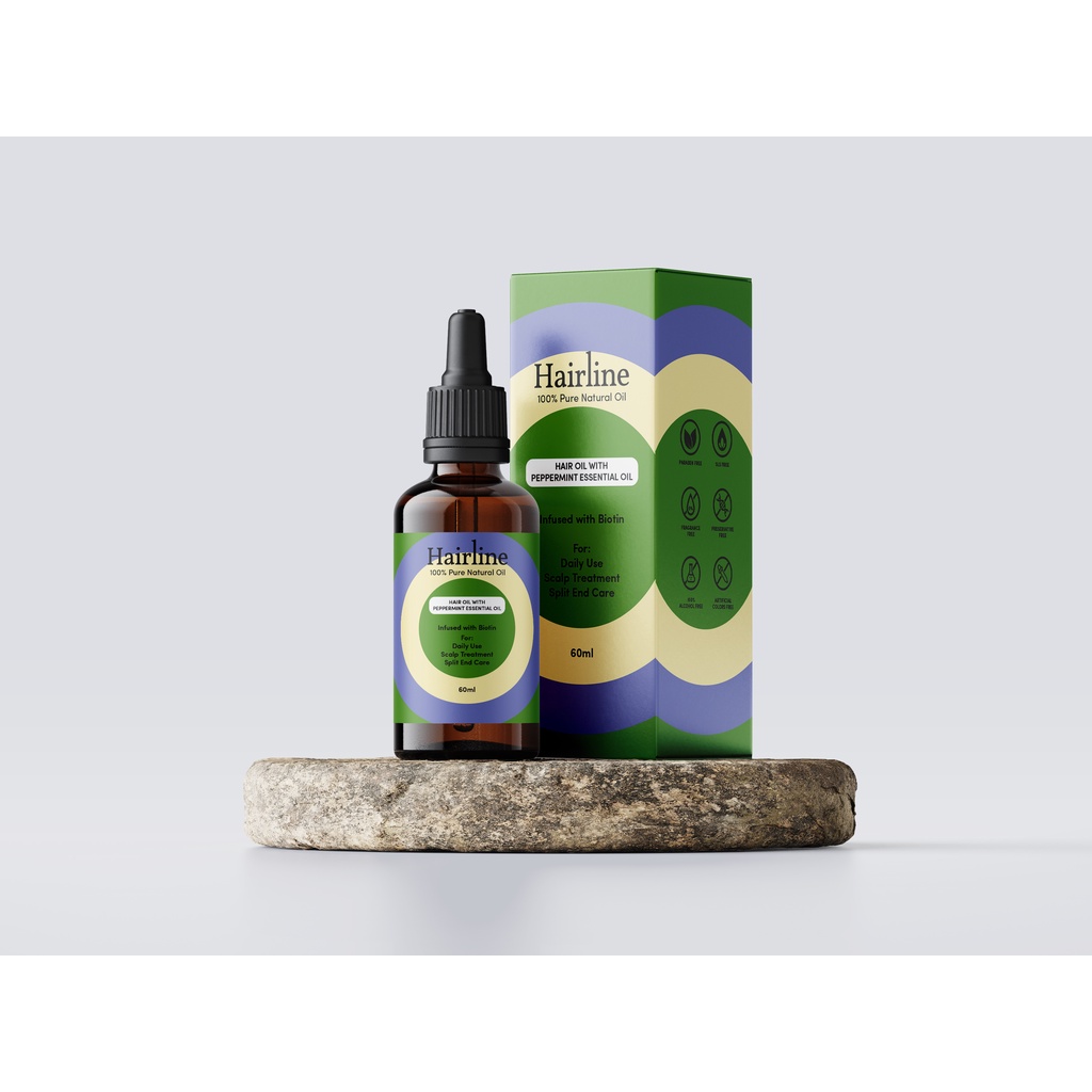 Hair oil with peppermint oil, Pertumbuhan untuk rambut berminyak