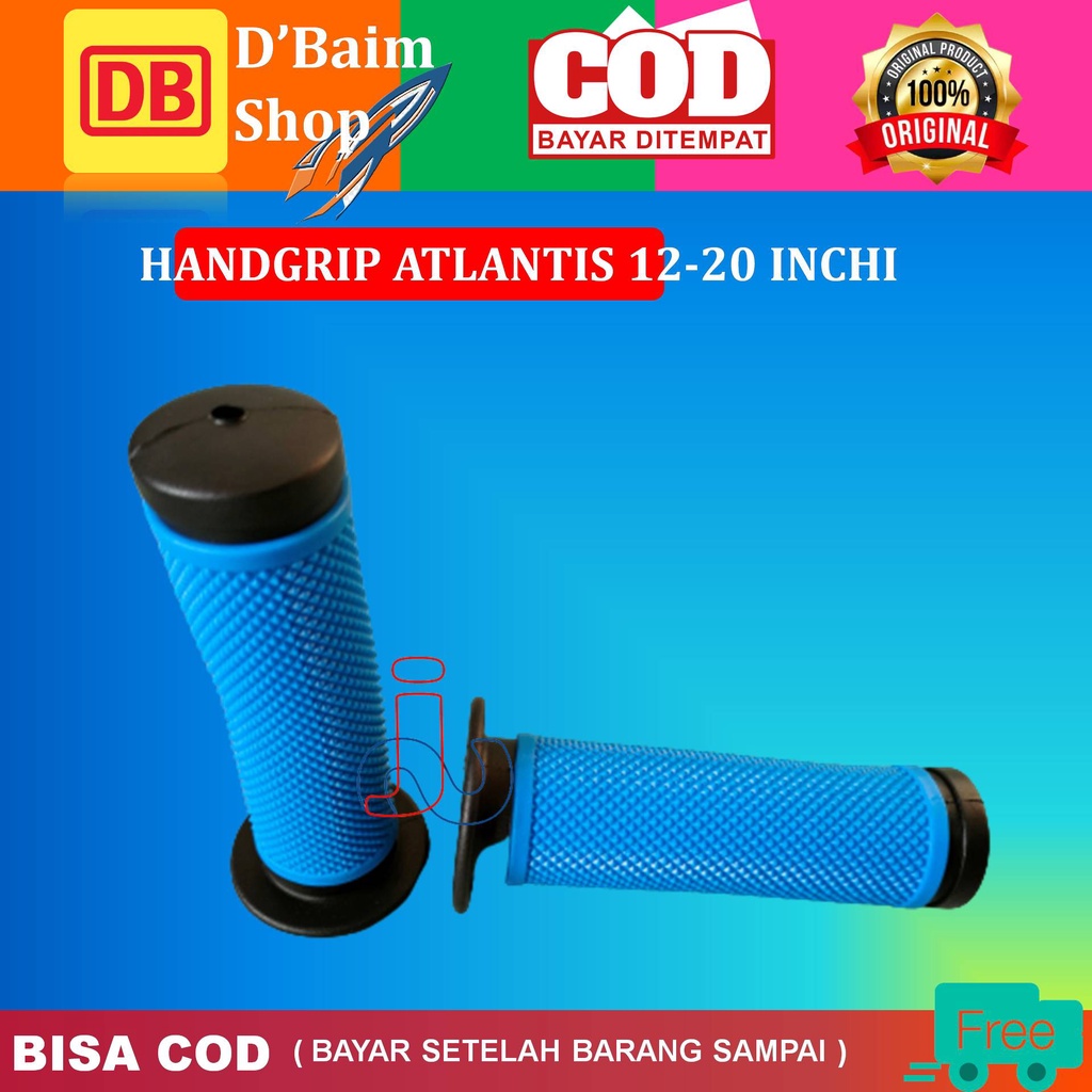 Handgrip Sepeda Atlantis Karet Stang Sepeda