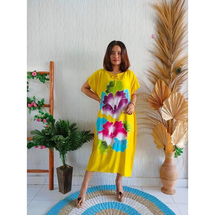 DASTER LUKIS KHAS BALI/DASTER KAFTAN LUKIS/DASTER BALI