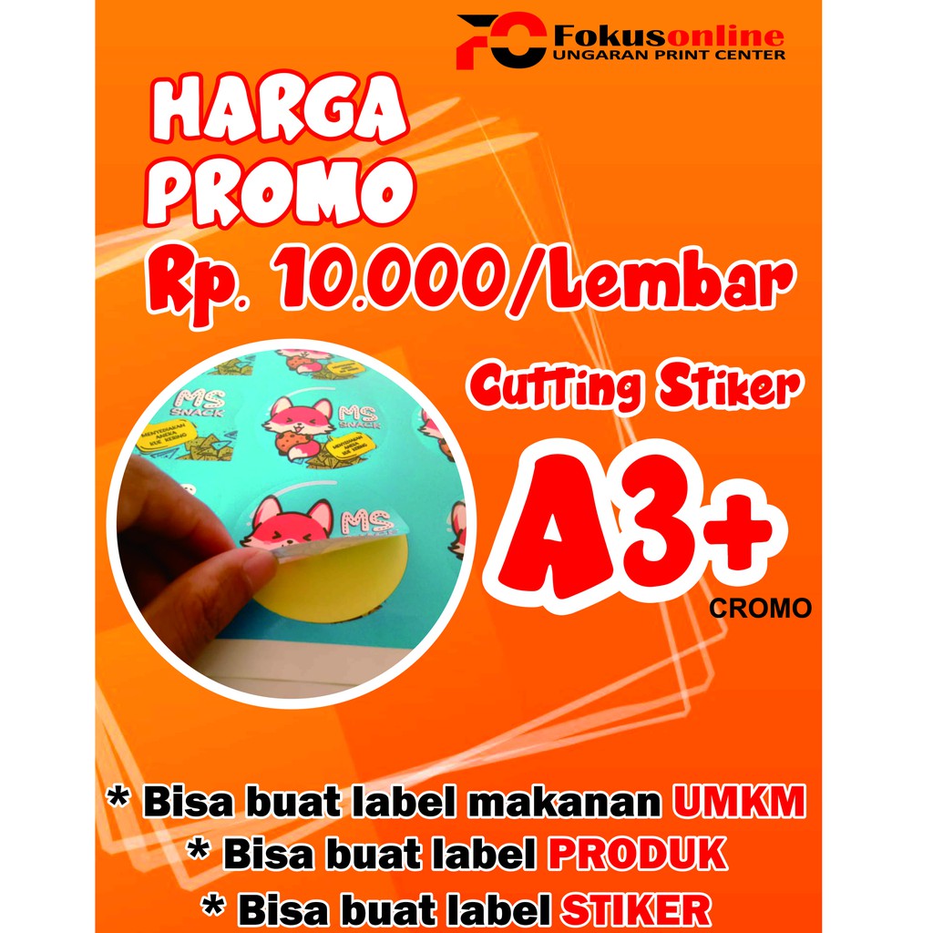 

CUTTING STIKER A3+ CROMO PROMO MURAH