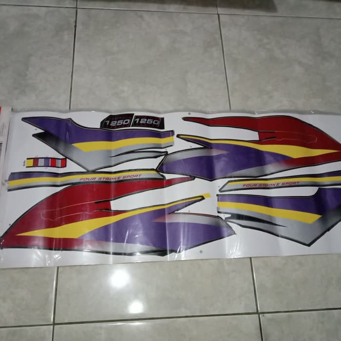 stripe sticker striping set honda honda GLMAX GL MAX merah ORI AHM