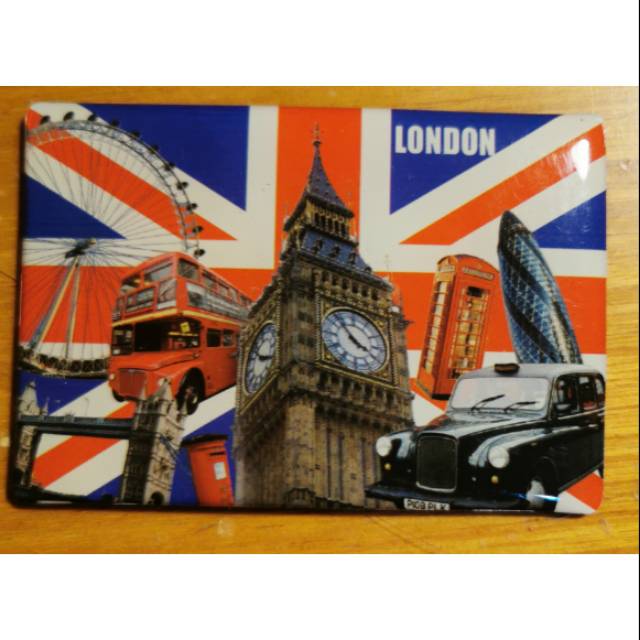 Tempelan kulkas London/ London magnet