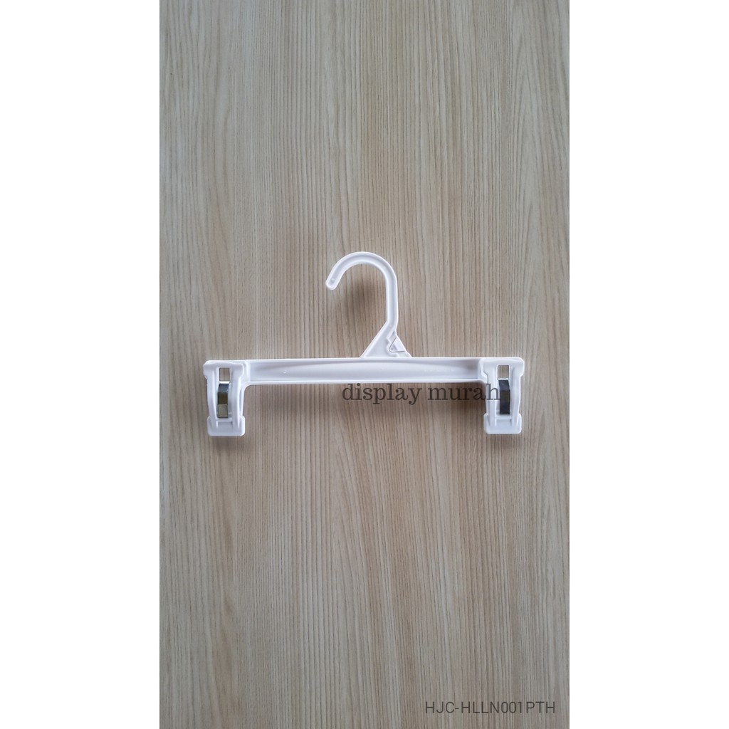 Hanger jepit anak 20 cm Hanger jepit kerudung Gantungan Rok Celana Hanger Jepit Plastik- BH