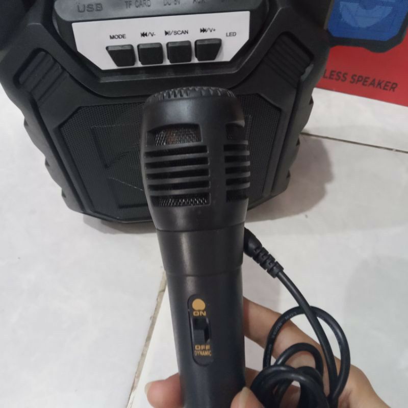Speaker Bluetooth + Mix Mini Karoke Murah