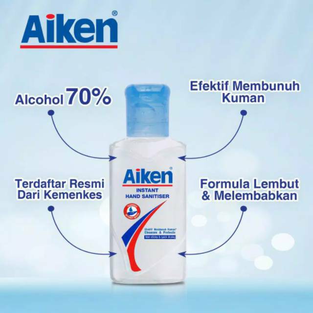 Hand sanitizer Gel AIKEN 50ml