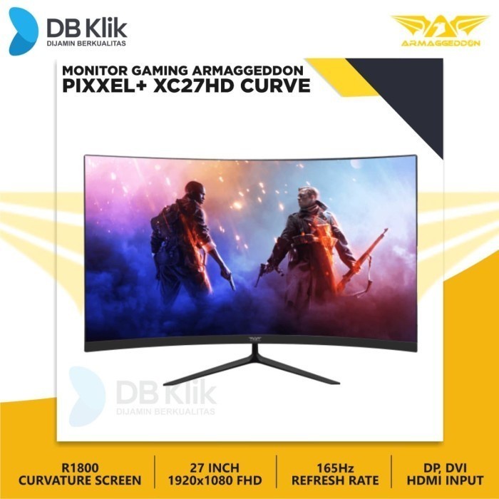 Monitor Gaming Armaggeddon Pixxel Plus XC27HD 27" Curve - DOT PIXEL