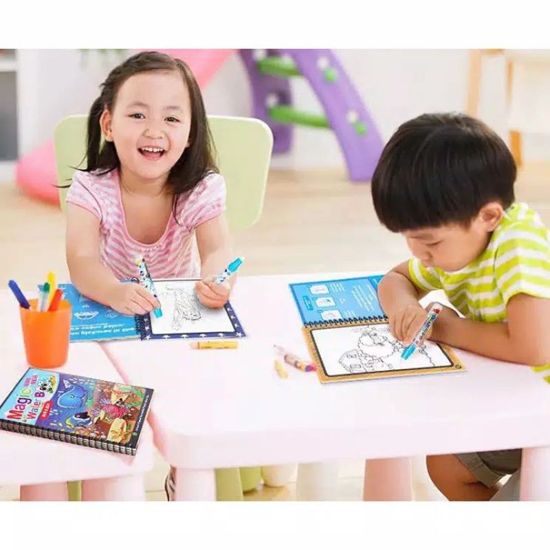 Magic Water Book / Buku Mewarnai Ajaib Anak