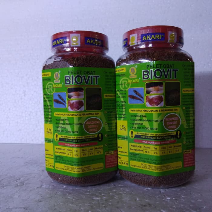 makanan ikan+vitamin berkualitas/makanan ikan biovit akari biovit