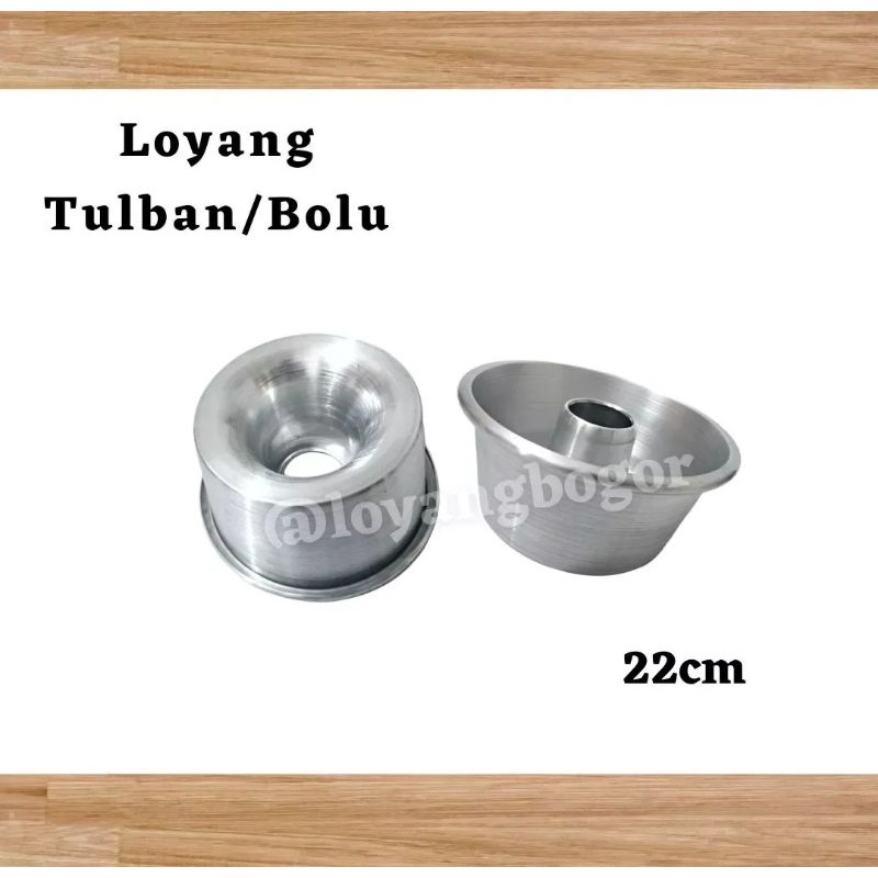 Loyang Tulban 22cm / Loyang Bolu 22cm