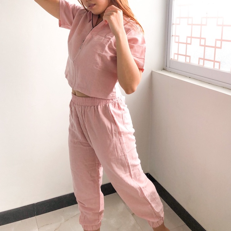 Amy Set | Set Baju Wanita | Set Wanita Linen