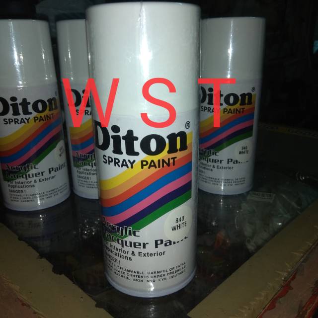 Cat Semprot Pilox Pylox Putih 840 White DITON