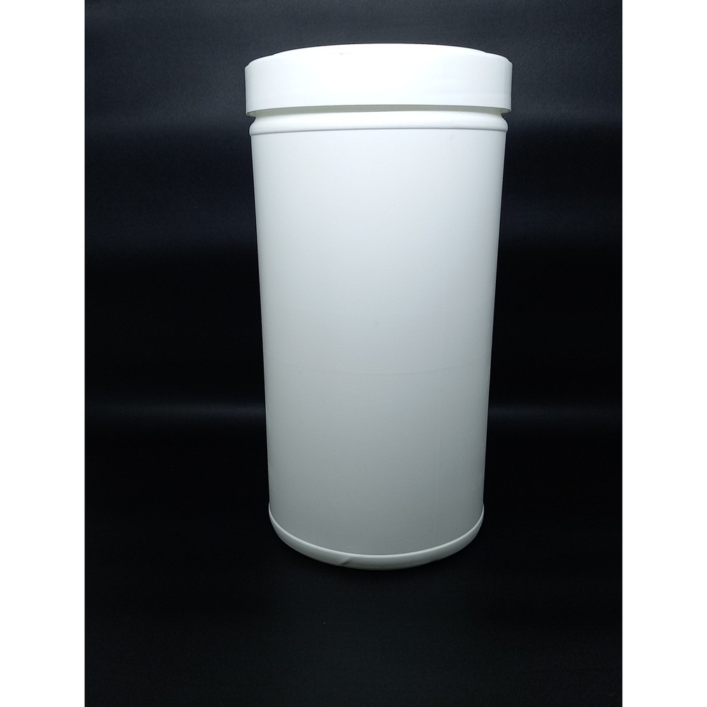 Toples Tabung1300ml Plastik Putih SUSU