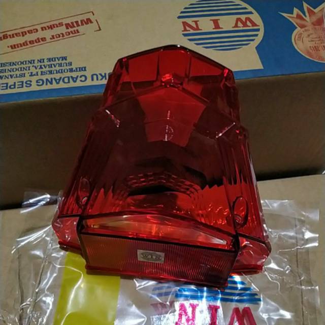 Lensa lampu belakang kaca mika stop All New Beat FI Esp Eco Street