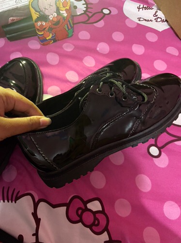 Sepatu Wanita Basic Docmart Tali / Sepatu Kasual Fkh 006