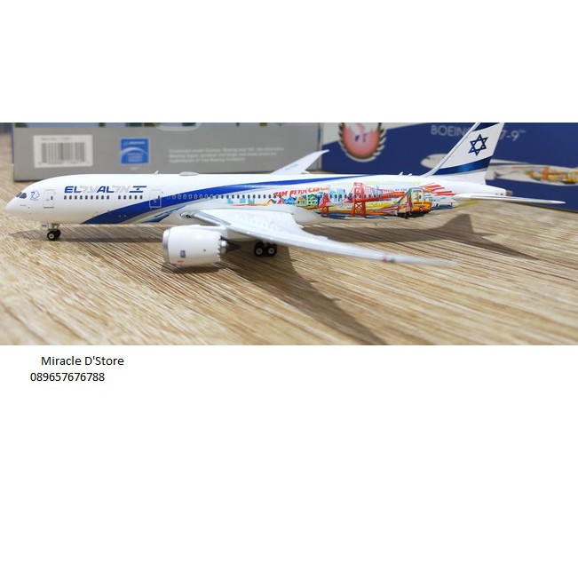 EL AL Boeing 787-9 phoenix 1:400 HAJ680