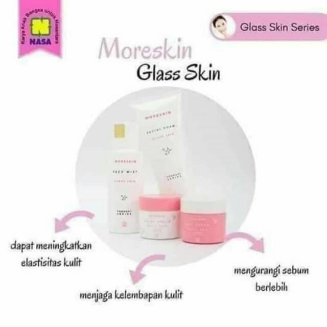 Moreskin glass skin