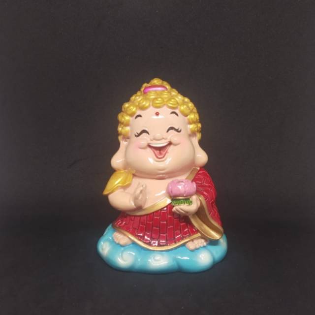 Patung Miniatur Amitabha Buddha 9cm