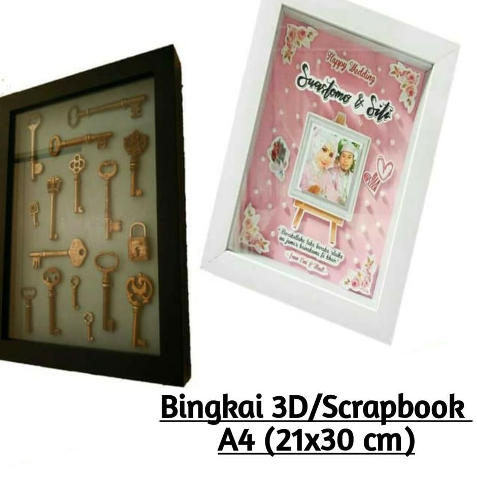 Download Grosir Bingkai Foto 3d Bingkai Scrapbook Frame Minimalis Frame 3d Minimalis A4 21x30 Cm Shopee Indonesia