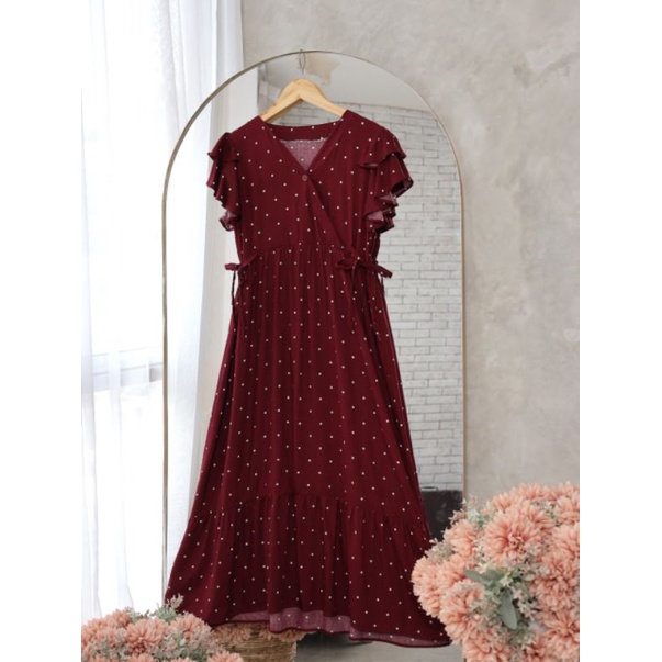 FATMA DRESS DASTER RAYON PREMIUM ALL SIZE HOMEDRESS