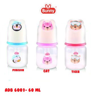 LUSTY BUNNY Reg Feeding Bottle 250ML I 120ML I 60ML Printed Hood Botol Bunny